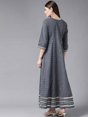 Grey embroidered cotton kurtas-and-kurtis 3