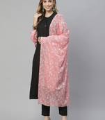 Black plain rayon kurtas-and-kurtis