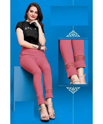 Purple  Casual wear cotton pants 1