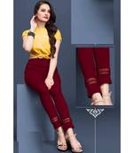 Maroon Casual wear cotton pants