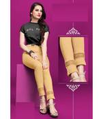 Beige Casual wear cotton pants