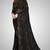 Black Sequined Embroidered Georgette Fancy Saree with Blouse Piece