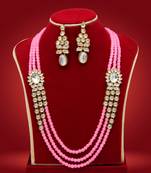 Pink necklace-sets