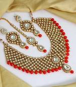Orange necklace-sets