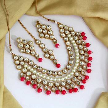 Pink necklace-sets 1