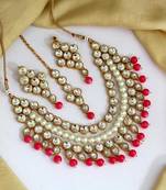 Pink necklace-sets