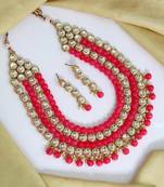 Pink necklace-sets