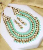 Green necklace-sets