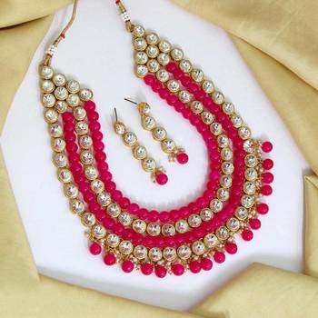 Pink necklace-sets 1