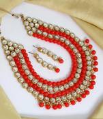 Orange necklace-sets