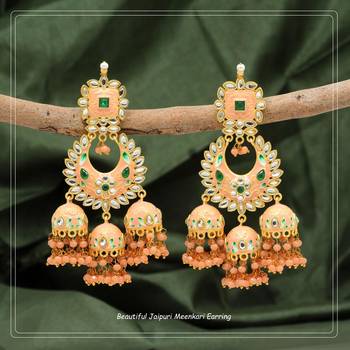 Orange jhumkas 1