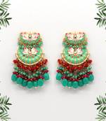 Green danglers-drops