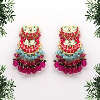 Pink danglers-drops 1