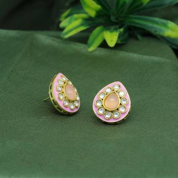 Pink studs 1