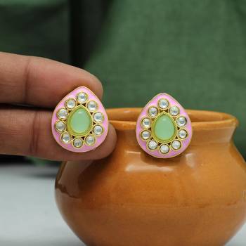 Pink studs 1