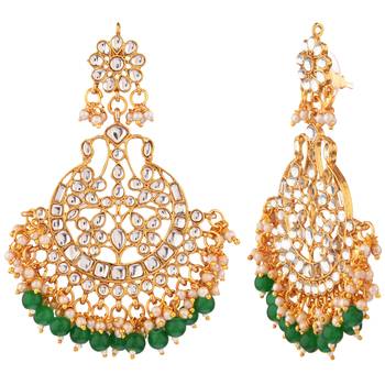 Green earrings 3