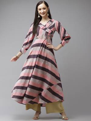 Multicolor printed cotton kurtas-and-kurtis 1