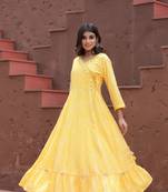 Pink printed rayon kurtas-and-kurtis