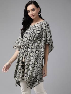 Black embroidered cotton kurtas-and-kurtis 2