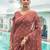 Grey woven tussar silk saree with blouse
