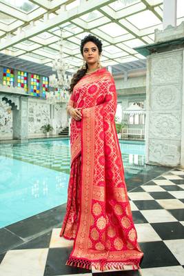 Olive woven linen saree with blouse 1