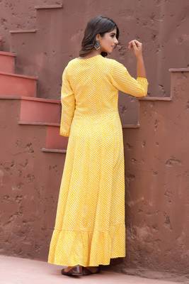 Pink printed rayon kurtas-and-kurtis 4