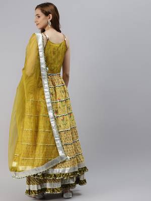 Yellow gotta patti cotton salwar 2