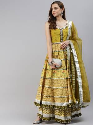 Yellow gotta patti cotton salwar 3