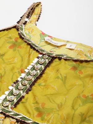 Yellow gotta patti cotton salwar 4