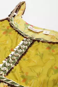 Yellow gotta patti cotton salwar