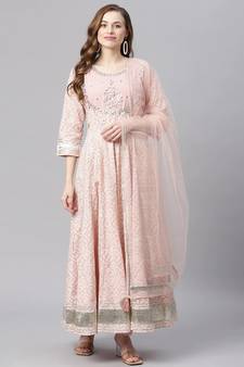 Pink gotta patti cotton salwar