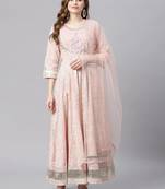Pink gotta patti cotton salwar