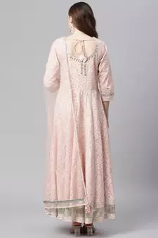 Pink gotta patti cotton salwar