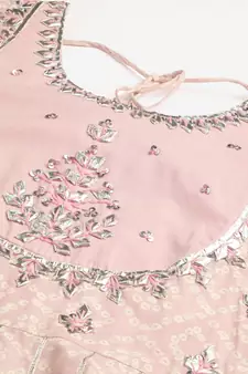 Pink gotta patti cotton salwar
