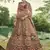 Maroon Heavy embroidery with Hand Worked Pure velvet semi stitched lehenga
