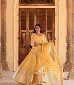 Letest Designer Net Embroidery Work Lehenga Choli