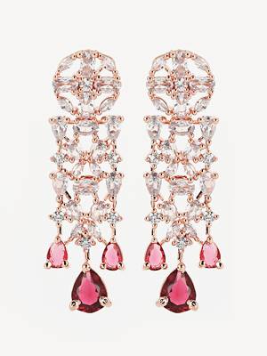 Maroon ad necklace-sets 3