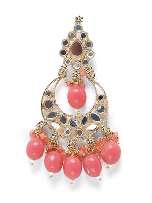 Pink mirror necklace-sets 4