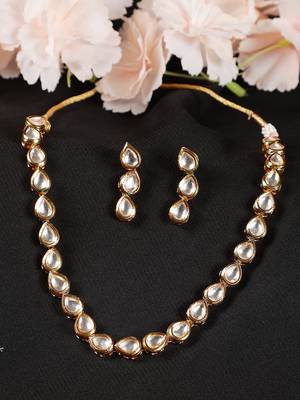 Gold kundan necklace-sets 1