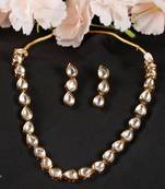 Gold kundan necklace-sets