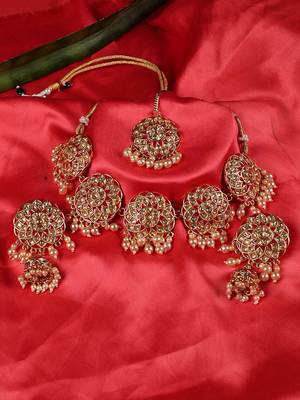 Red kundan necklace-sets 1