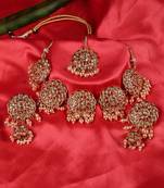 Red kundan necklace-sets