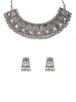 Pink kundan necklace-sets 3