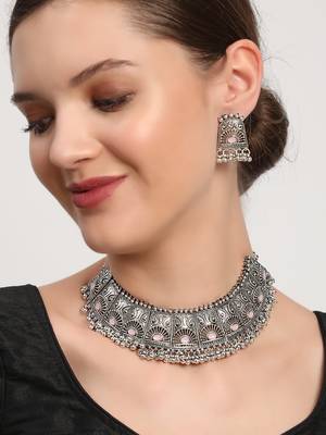 Pink kundan necklace-sets 5