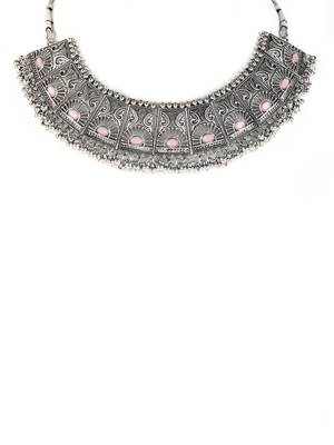 Pink kundan necklace-sets 6