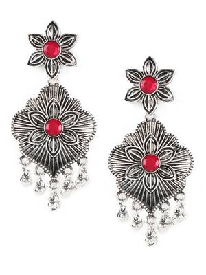 Maroon kundan necklace-sets 4