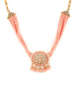 Beige kundan necklace-sets 1