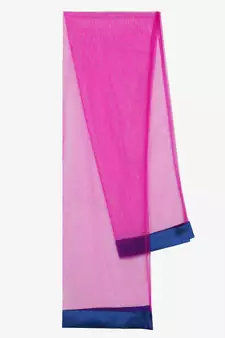 Saka Designs Magenta & Blue Lehenga Choli With Ethnic Motif