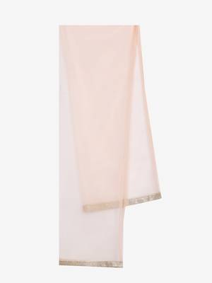 Peach Pink Kids Lehenga Choli with Tassels - Stitched 5