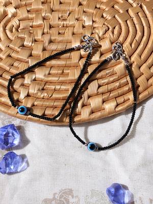 Black pearl anklets 1